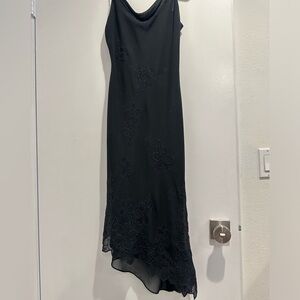 Black formal beaded dressss celevie